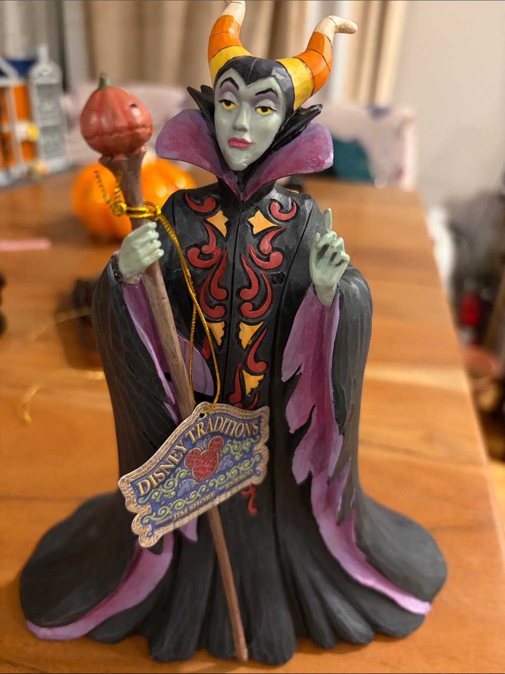 Maleficent Figurine - Black, Purple & Green candy curse Jim Shore